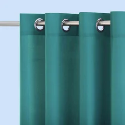 Attractive Darian Turquoise Outdoor Light Filtering Curtain Panel, 84