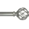 Clearance Sale Winslow Metal Cage 36 -72 Adjustable 1 Diameter Curtain Rod, Nickel Finish