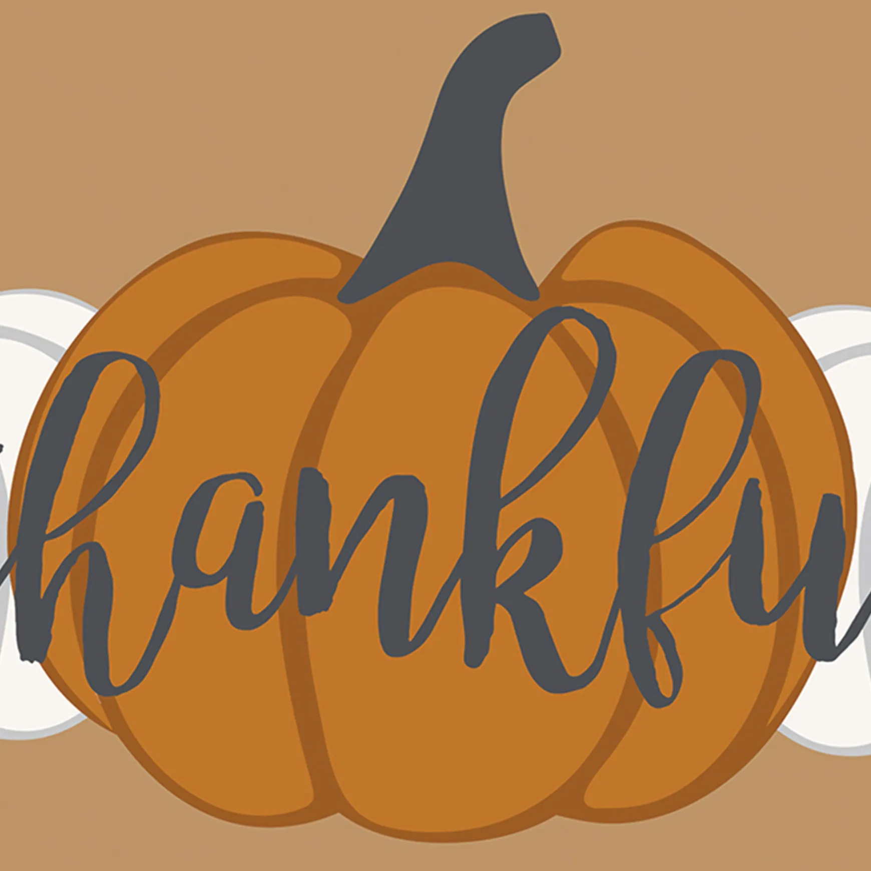 Original Royal Thankful Pumpkins 18X30