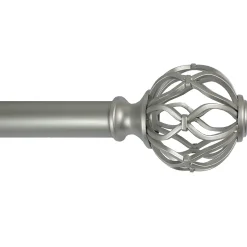 Outlet Sale Nicole 1 Diameter Window Tension Rod 41 X72 , Nickel Finish